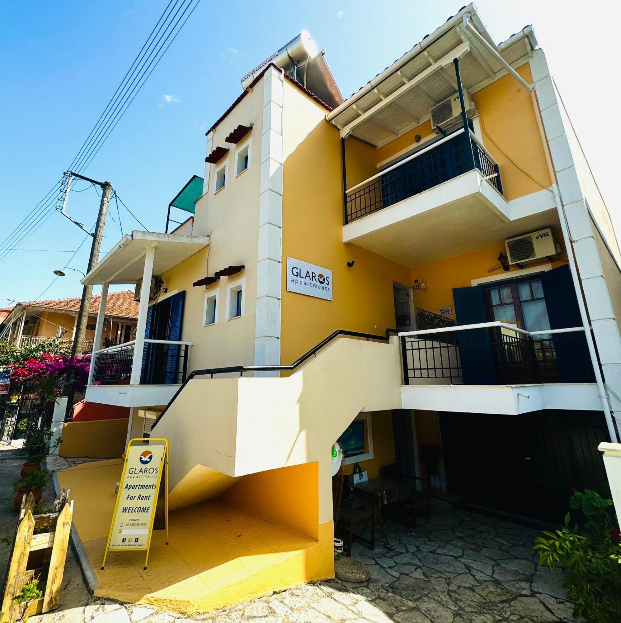 Glaros Apartments Nidrí Kültér fotó